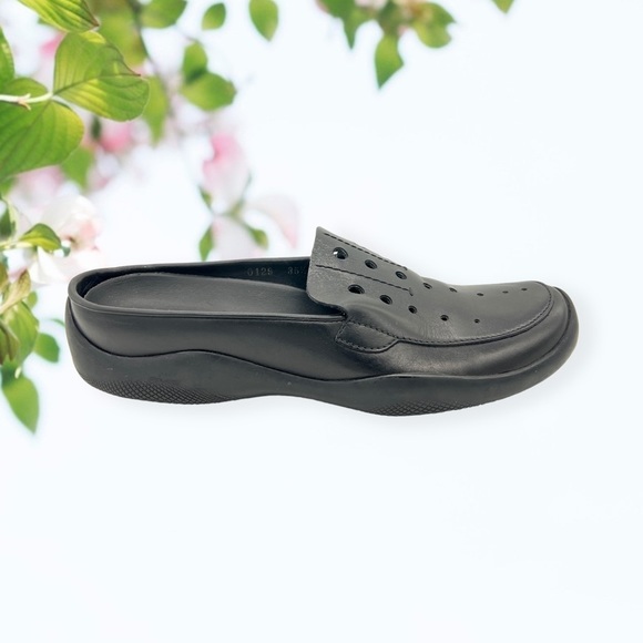 PRADA Black Mules Loafers - Picture 1 of 11